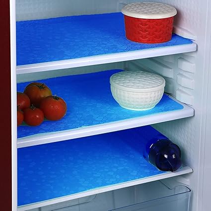 FACTCORE Refrigerator Drawer Mat/Fridge Mat/Multipurpose Mat Set of 6 Pcs (12 X 17