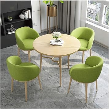 Las Mesas Y Sillas del Café Juego de Comedor Vector de La Silla Y La Combinación