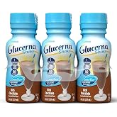 Glucerna Original Nutrition Shake to Support Blood Sugar Management | Diabetes care shake, 10g protein small meal or snack replacement for adults, 180 calories, Rich Chocolate, 24 pack