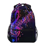 AUUXVA Backpack Abstract Music Note Art Painting