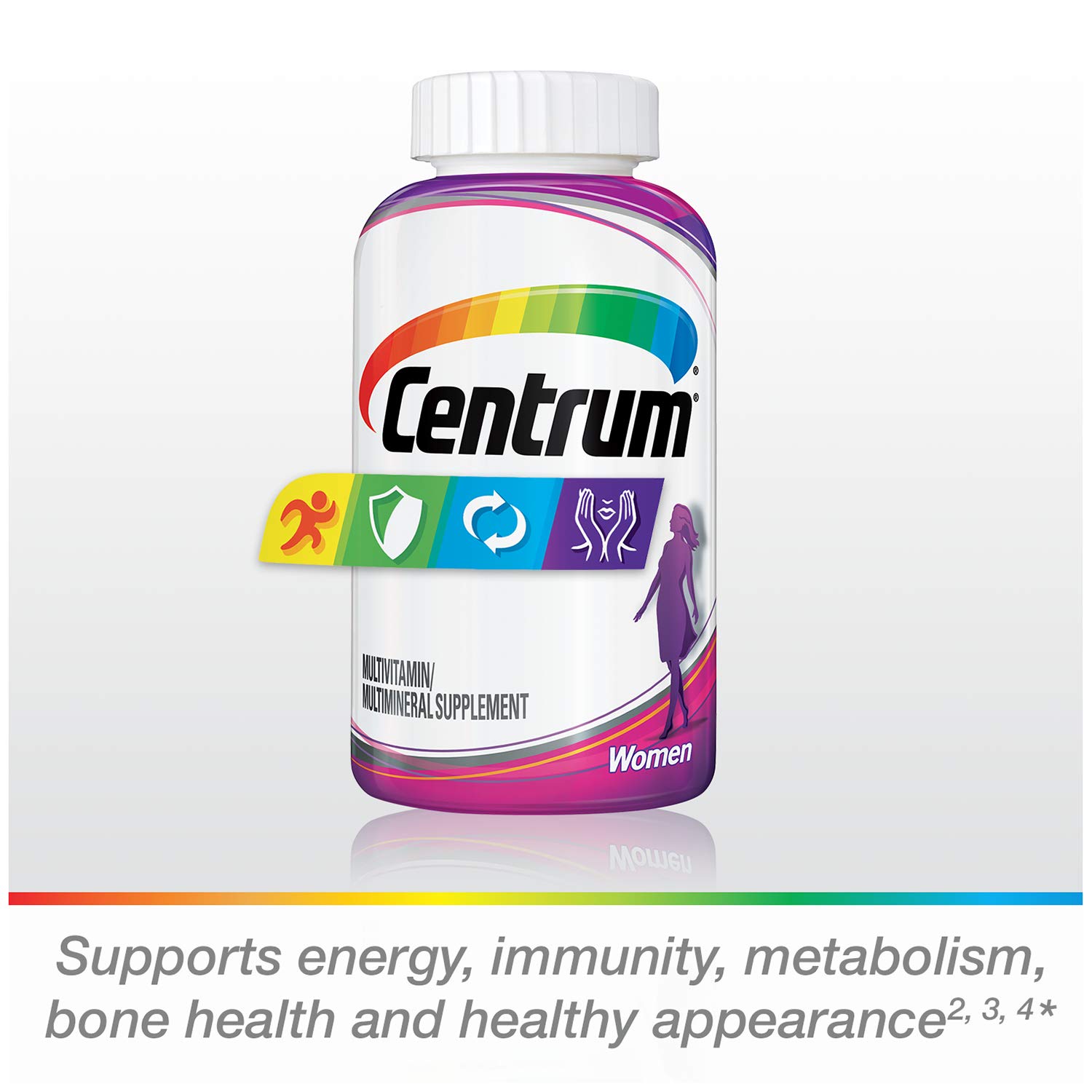 Centrum Women (250 Count) Multivitamin / Multimineral Supplement Tablet