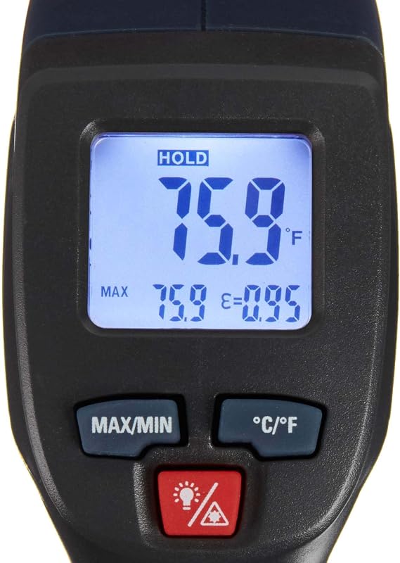 Heavy Duty Compact Infrared Thermometer, Schwarz