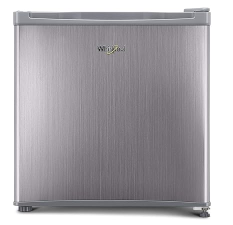 Whirlpool 46 L 3 Star (2019) Mini Refrigerator with Toughened Glass Shelves (65 W-ATOM PRM 3S, Steel)
