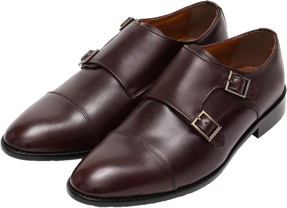 Amazon Keithvaller U K London キースバリー Kv 065 マッケイ製法 日本製 牛革 革底 革中底 メンズ ビジネスシューズ モンクストラップ 革靴 紳士靴 ビジネスシューズ