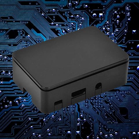 Actualización de Caja de Caja Protectora de Plástico Negro para Raspberry Pi 3/2 / B +