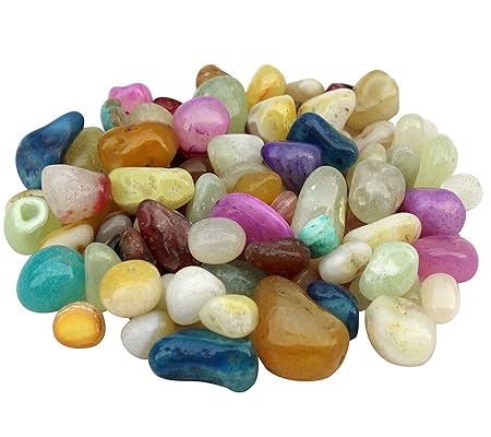 Itos365 Pebbles Glossy Home Decorative Vase Fillers Stone 1 Kg