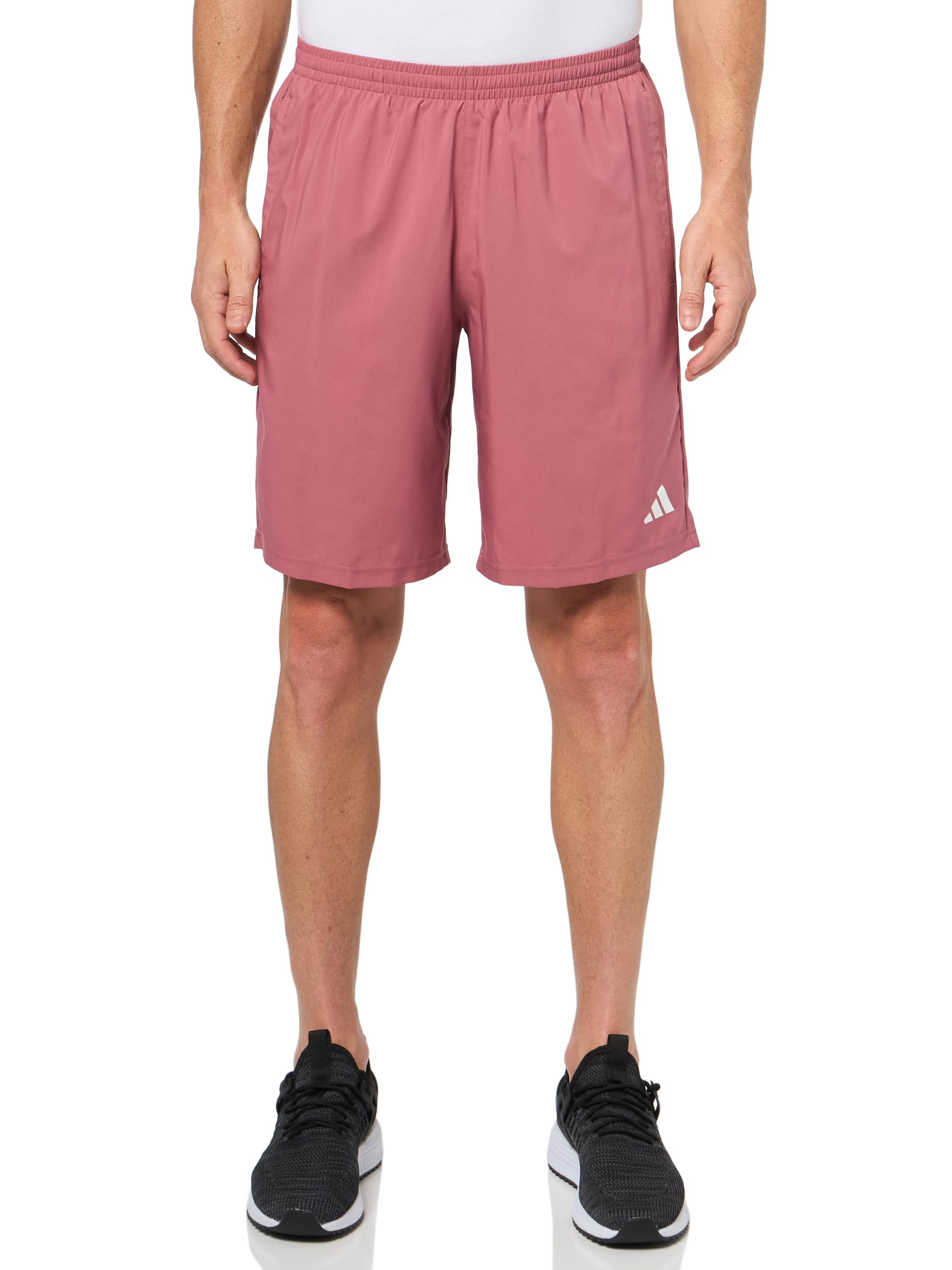 adidas Men’s Own The Run Shorts, Preloved Crimson, Small