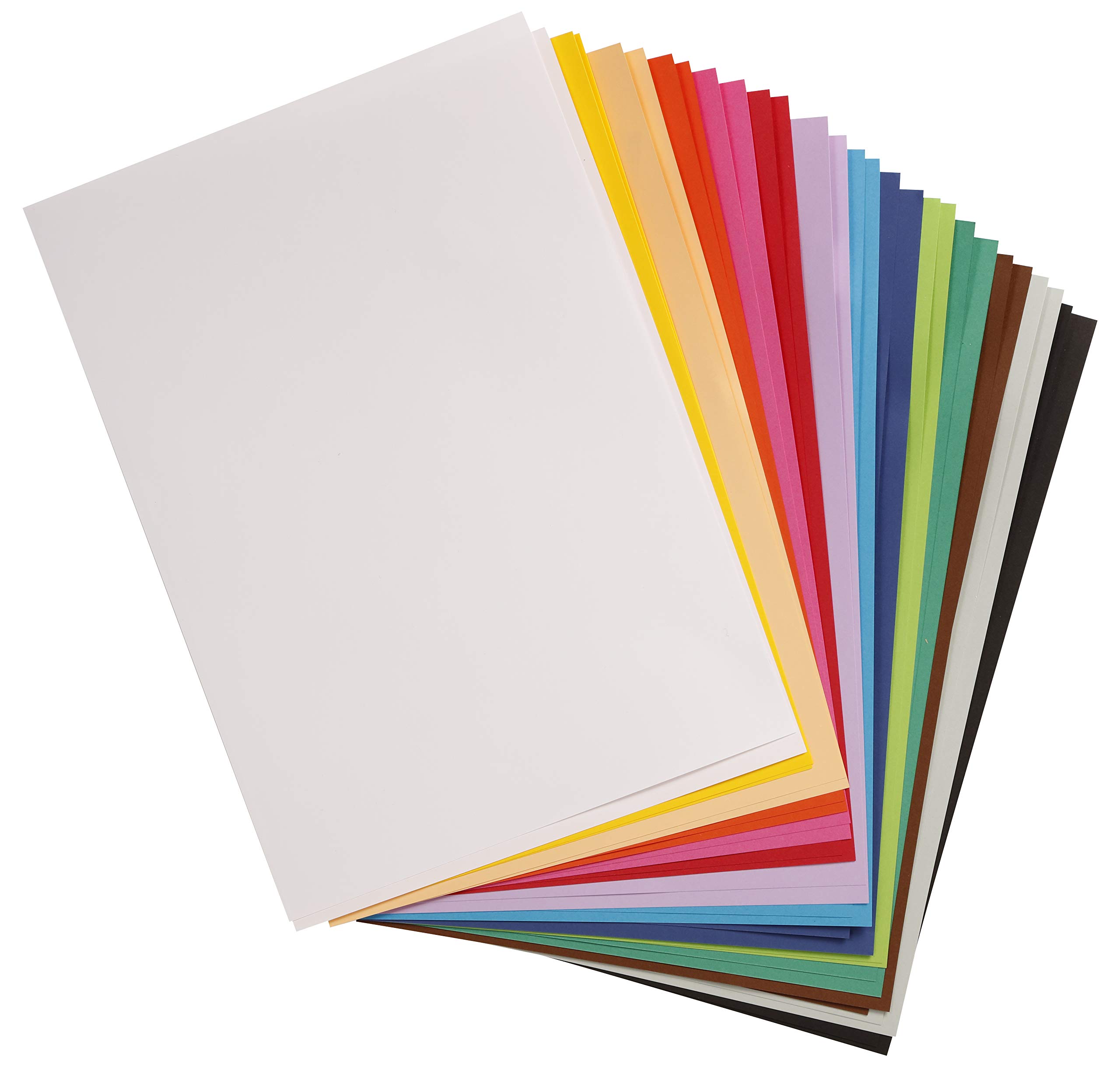Clairefontaine - Ref 975298C - Maya Smooth Coloured Drawing Card (2 x Packs of 14 Sheets) - 185gsm - A4 (29.7 x 21cm) - Bright Colours Colour - Deep Dyed, Acid Free, pH Neutral