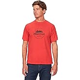 Marmot Men's Logo T-Shirts - Printed Graphic on Cotton Tee