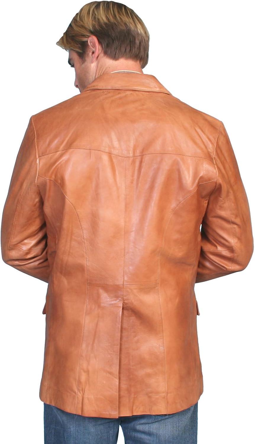 Scully Men's Lamb Leather Blazer Regular - 501-189 at  Men’s Clothing store