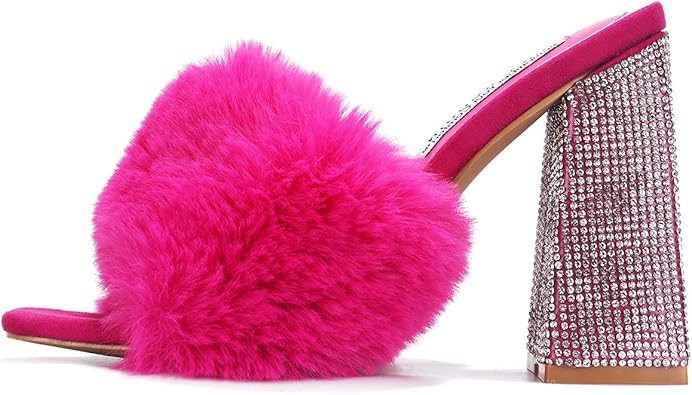 cape robbin fur heels