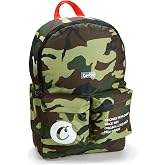 COOKIES Orion Canvas Backpack 22.8L, Green Camo | Large Travel Backpack, Men &amp; Women, Carry-On, Work, Stylish &amp; Spacious Bag