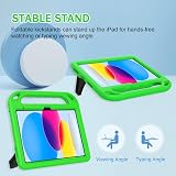 Surom Kids Case for iPad 11th/10th Gen with Screen Protector Green view 4