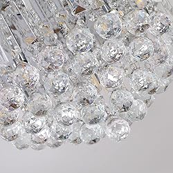 Gopmmy Modern K9 Crystal Raindrop Chandelier
