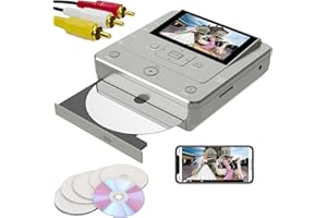 KOHO VHS to Digital Converter, DVD Recorder for TV Recording, VCR,Camcorder,RCA to USB Device,SD Card,HDD, Smart Phone WiFi to DVD,USB,SD,HDD Copy,Free APP Media Burner,AV Cable & 10 Pcs DVD-R (Gray)