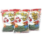 Tao Kae Noi Crispy Seaweed Hot &amp; Spicy Flavor 32g, 3 Pack