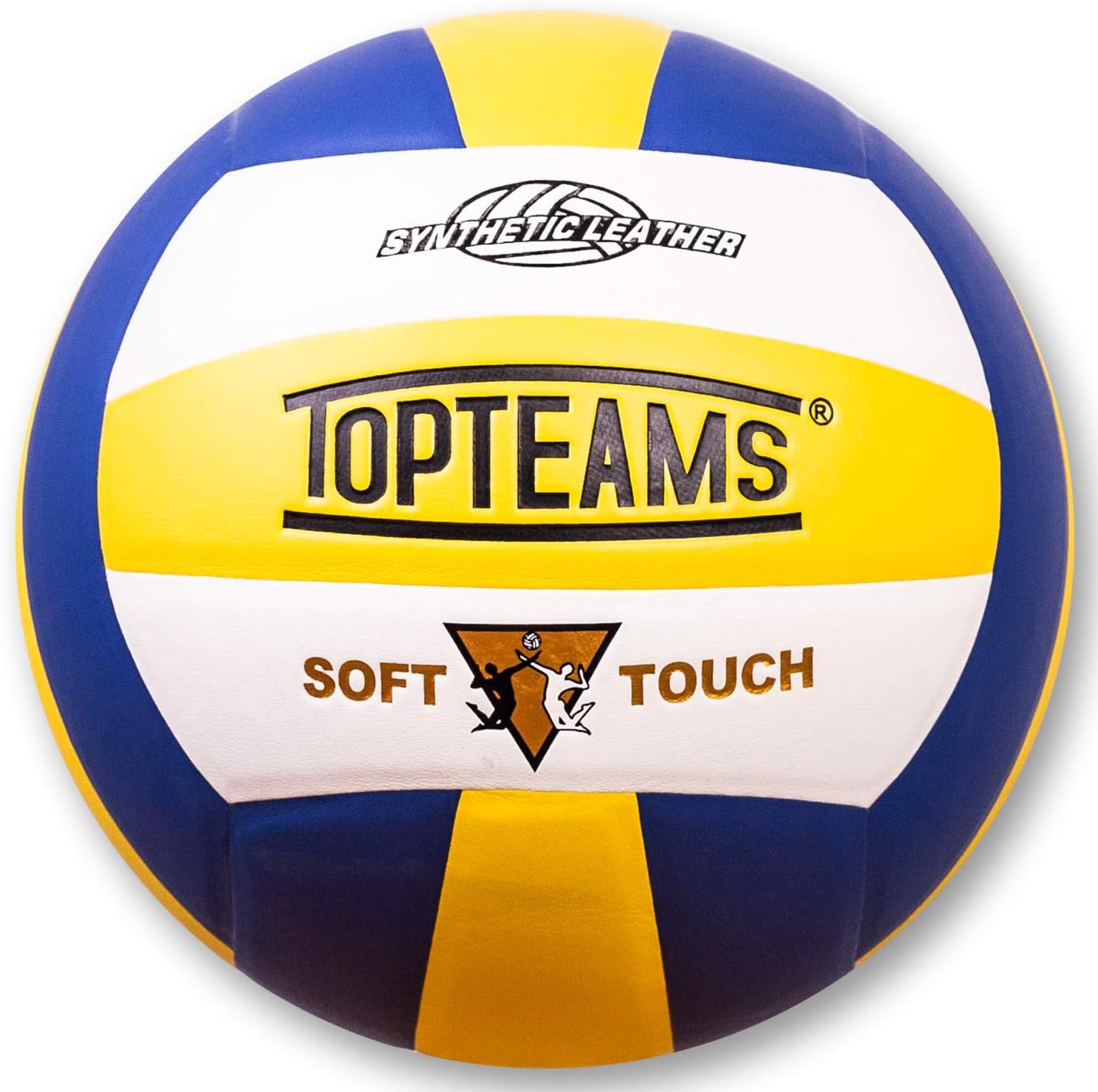 TOPteams Volleyball,Beach Soft Touch Volleyball,Outdoor,Indoor,For Adults and Children,Pink/Blue/White/Yellow