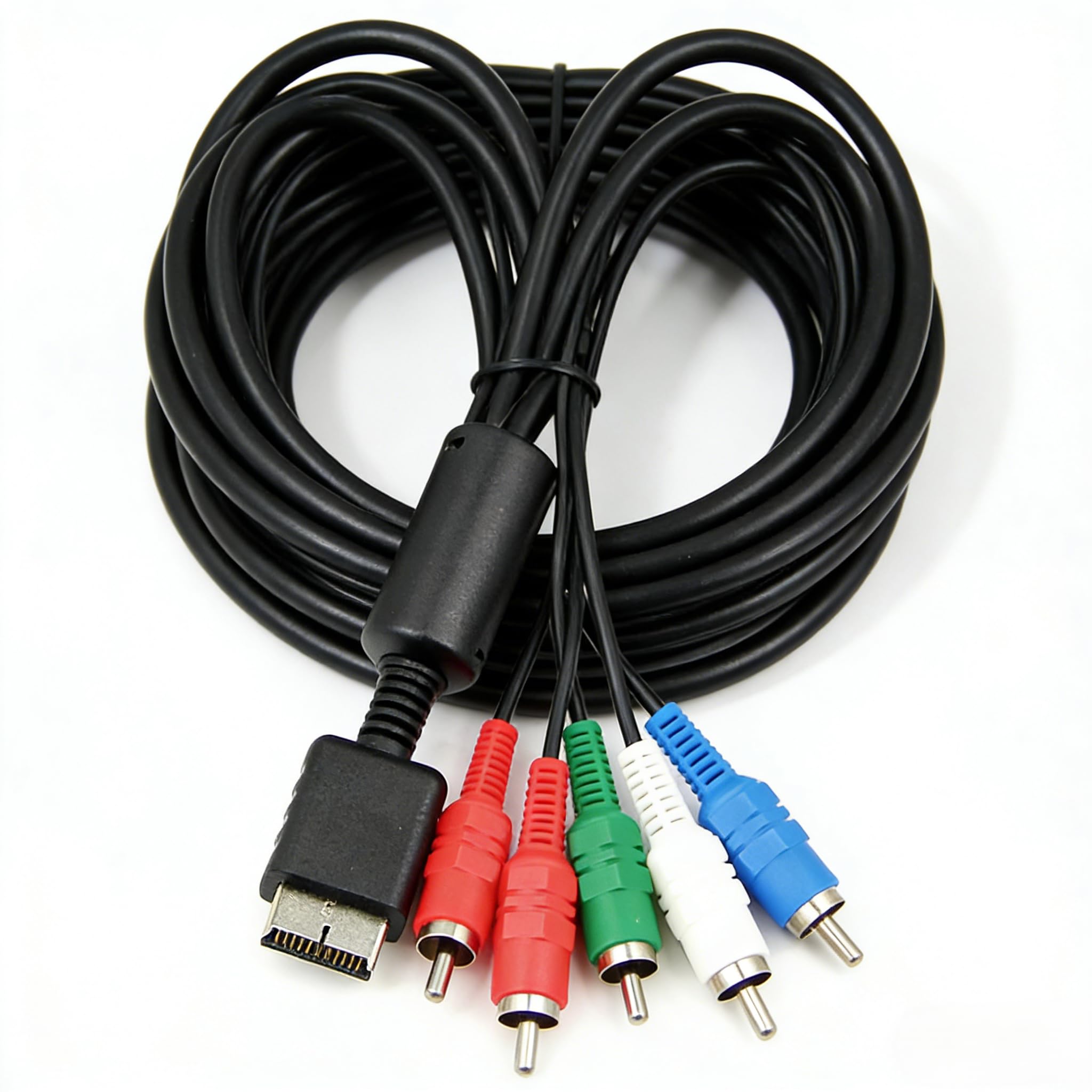 6FT Component YPbPr AV Audio Video TV RCA Cable Lead for Sony PS2 & PS3 PlayStation 2 3