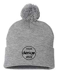 INK STITCH Sp15 Pom Pom Customized Custom Beanies