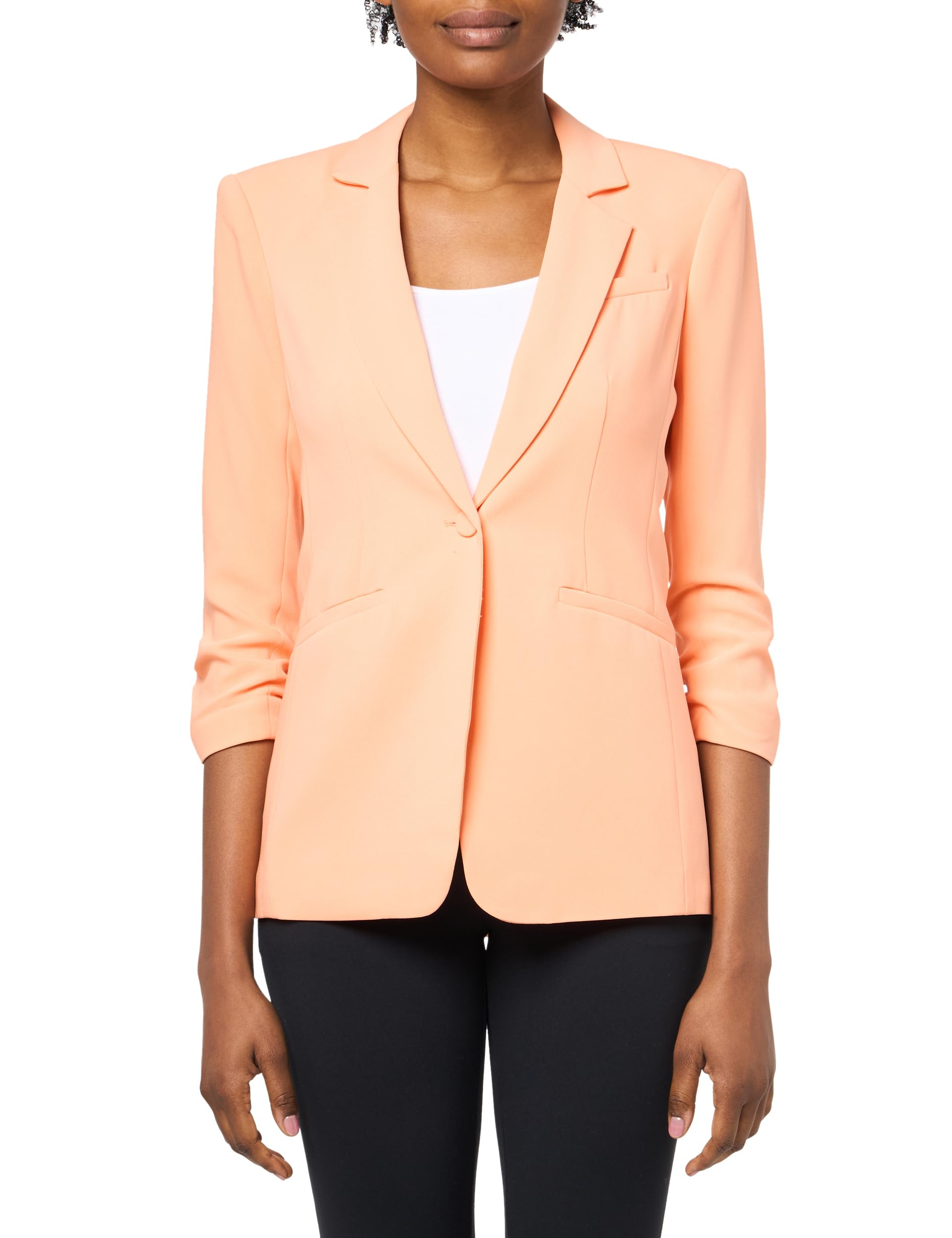 Cinq a Sept Women’s Crepe Khloe Blazer, Marmalade, 0