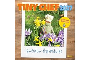 Tiny Chef 2027 Wall Calendar with Bonus Stickers