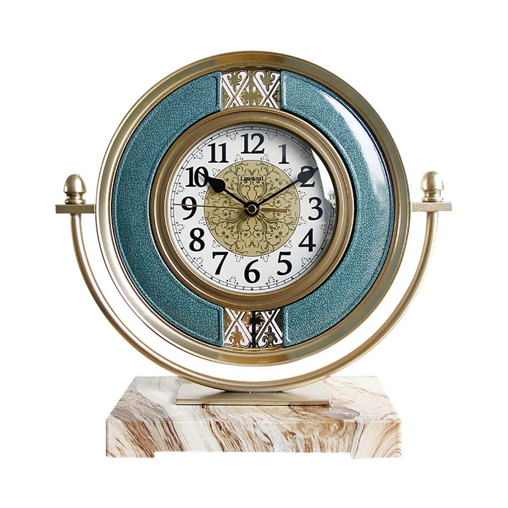CLOCKZHJI Retro Desk Clock and Table Clock Rhythm Clocks- Stairway to Heaven Mantel Clock Shelf Cloc
