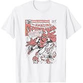 Marvel Comics Spider-Man Amazing Comic Cover Vintage T-Shirt