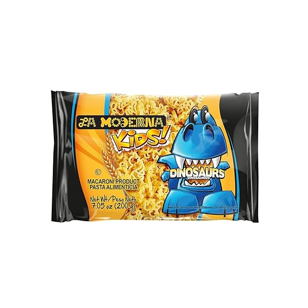 LA MODERNA, KIDS DINOSAUR PASTA, 7.05 OZ (PACK...