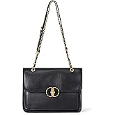 Cnoles Crossbody Bags for Women Fashion Leather Shoulder Bag with Chain Strap Trendy Clutch Satchel bag Ladies Purse