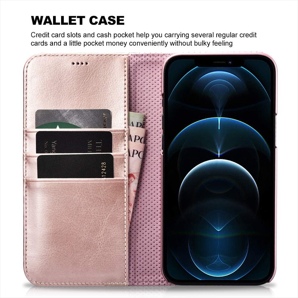 ICARER Wallet Case for iPhone 12 Pro Max - Image 3