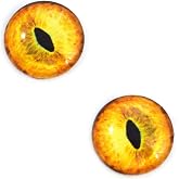 Blue Horse Glass Eyes Cabochons - 20mm, Realistic Animal Eyes For Taxidermy, Sculptures, Jewelry, Doll Making, USA Made