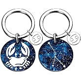 isiyu 12 Constellation Keychain Zodiac Astrology/Birthday For Women Men Adults Boys Girls Horoscope Lovers Gifts For Women