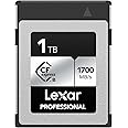 Lexar 1TB Professional Silver SE CFexpress Type B Memory Card, for Photographers, Videographers, Up to 1700/1250 MB/s, 8K Video (LCXEXSE001T-RNENU)