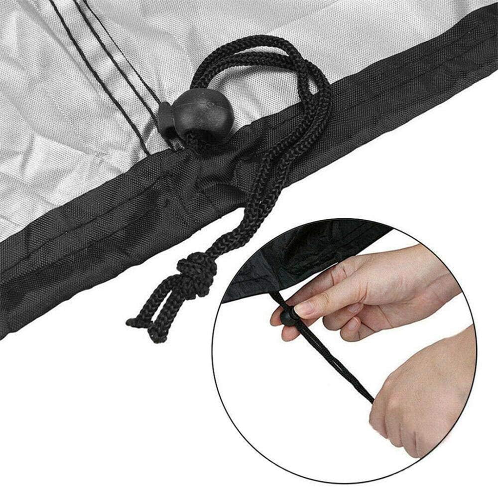 Curved Sofa Cover Furniture Dust Cover Waterproof Protector Patio Couch Cover Black S Amazon Co Uk Kitchen Home