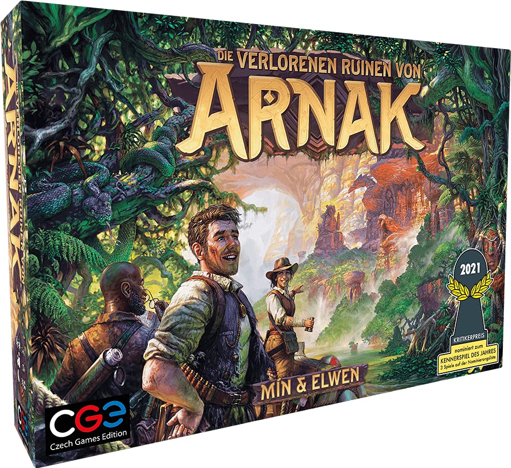 Heidelberger Spieleverlag CZ115 The Lost Ruins of Arnak Basic Game Board Game, Multicoloured, 1-4 Players