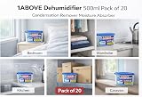 1ABOVE Dehumidifier 500ml Pack of 20 Moisture Absorber view 6