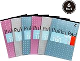 Pukka Pad A4 Refill Notepad 160 Pages 80GSM 8mm Ruled Tape Bound 4-Hole Pack 6 view 2