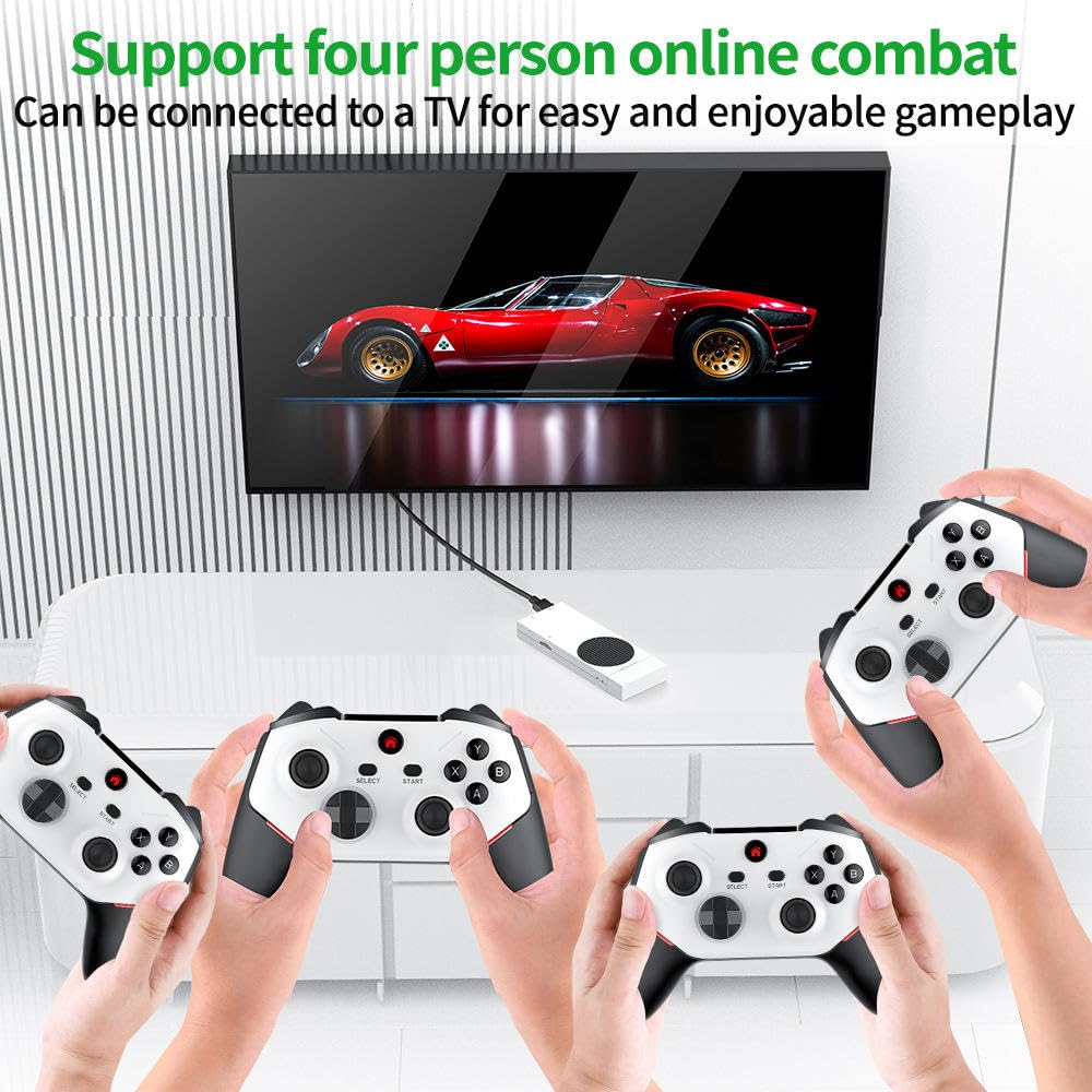 FYURI M88 Game Stick Wireless Controller Gaming Console Video Games for Kids Retro 3D Ps2 Emulator for TV Double Wireless Controllers with 3D GamingVideo Game for Adult & Kids Plug & Play HDMI Game 4