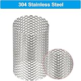 PATIKIL 4 Pcs 304 Stainless Steel Y Strainer Mesh Filter 22mm OD 32mm H Debris view 3