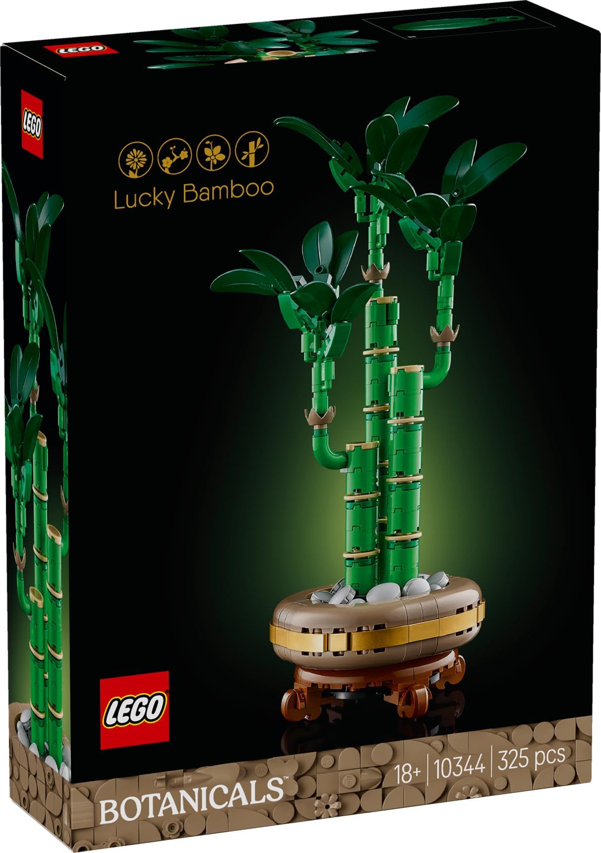 Lego Botanicals Glücks-Bambus, Kunstpflanze - Bauset für Erwachsene - Geschenk für Einweihungspartys oder Abschlussfeiern für Frauen und Männer - Wohn-Deko 10344 6