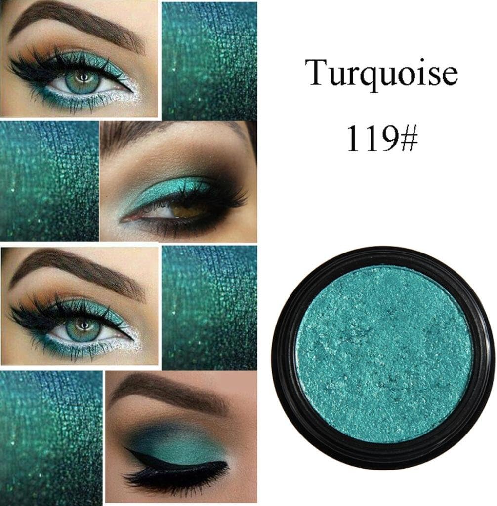 CMrtew Glitter Shimmering Colors Make-up Metallic Eye Shadow Palette Highly Pigmented Mineral Cosmetic Makeup Eyeshadow (S)