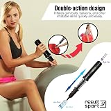 ResultSport Gym Ball Pump Double Action with Stopper Plug Tool view 3