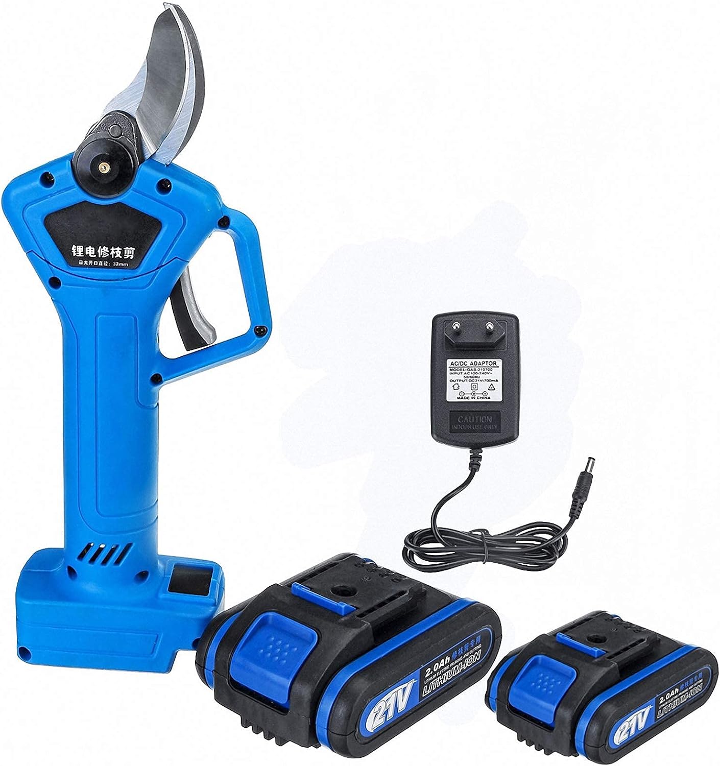 Cordless Electric Pruner, 1.2 inch Cutting Diameter, Heavy Duty 2Ah