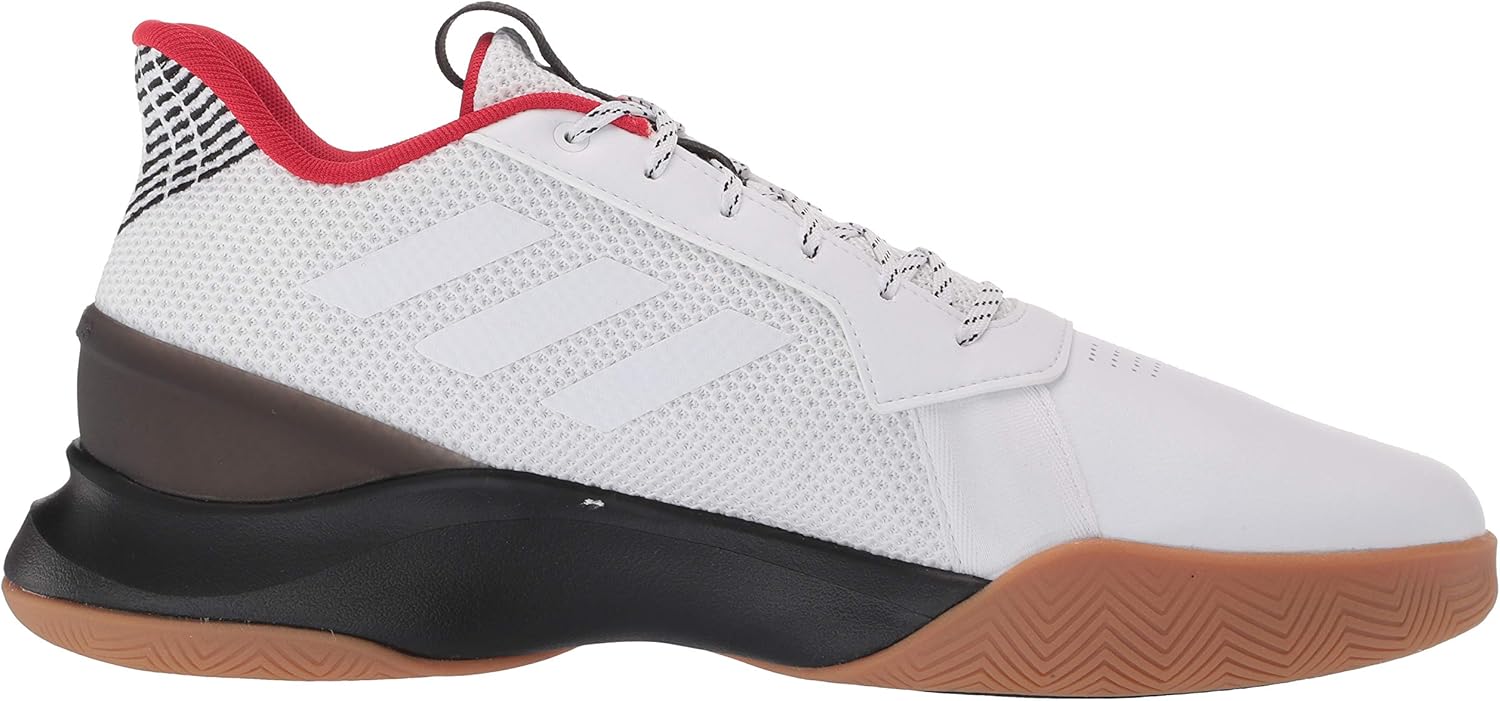  | adidas Men's RunTheGame Basketball Shoe, FTWR White/FTWR White/core Black, 13 M US | Track & Field & Cross Country