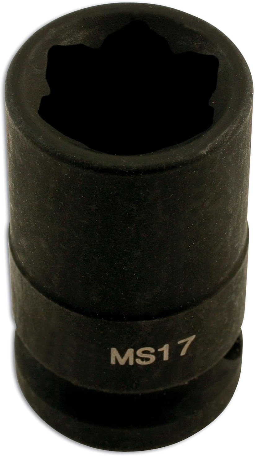 Laser 5707 Wheel Nut Socket Convex 17mm