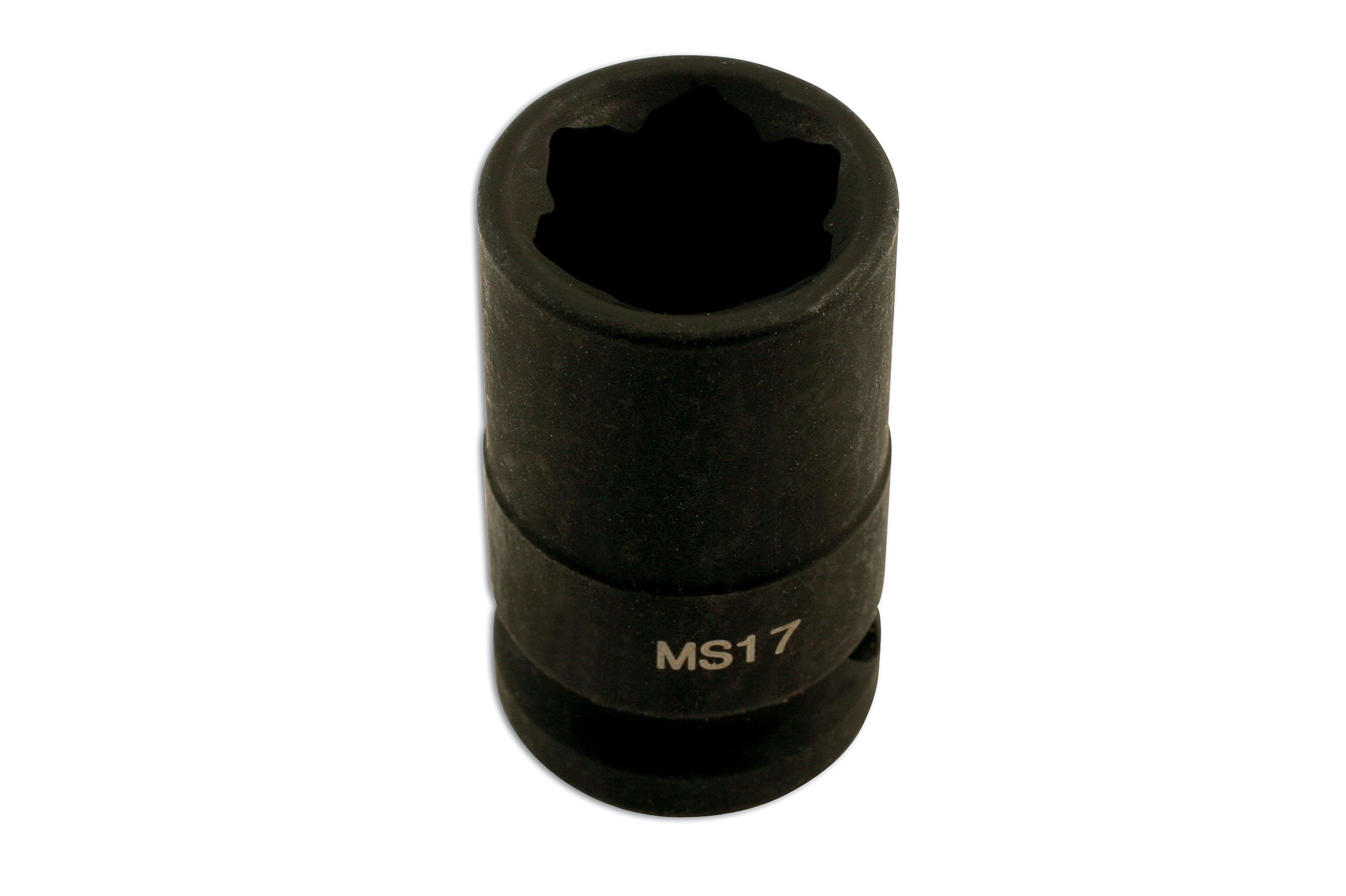 Laser 5707 Wheel Nut Socket Convex 17mm
