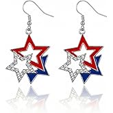 Halloween, Christmas, 4th of July Patriotic Earrings, Holiday Earrings Independence Day Stud Dangle Drop Earrings Hook Fashion Jewelry Gift for Women