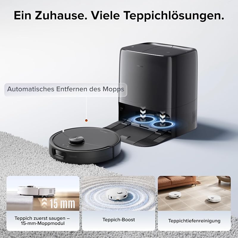 Qrevo 2 Pro Saugroboter mit Wischfunktion, 25.000 Pa Saugkraft — Foto 6 von 8