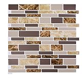 Vamos Tile 10 Sheets Peel and Stick Kitchen - 12" x