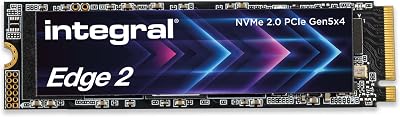 Integral EDGE 2 Gen 5 2TB PCIe 5.0 M.2 NVMe SSD 15k/14k MB/s